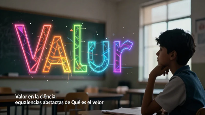 Representación visual del concepto de valor