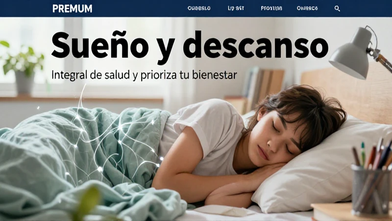 Sueño y descanso: clave de tu bienestar