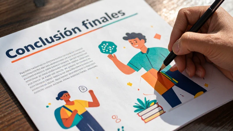 Diseño de cubierta de revista educativa vibrante