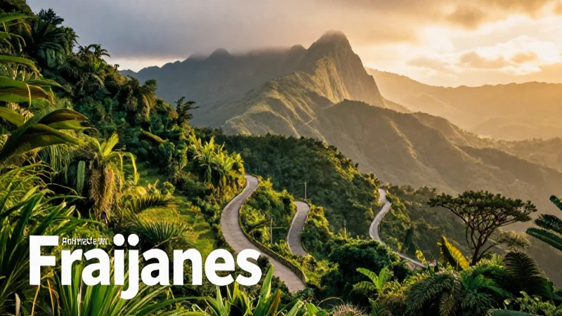 Condado Santa Fe: Descubre Fraijanes y Su Belleza Natural 7 Paisaje espectacular de Fraijanes en luz dorada