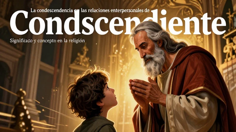 Condescendencia: concepto en las relaciones religiosas