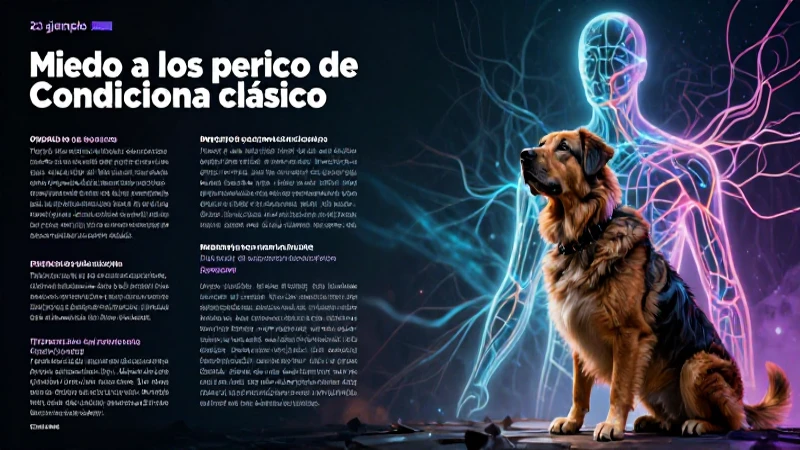 Condicionamiento clásico: 20 ejemplos de su aplicación 6 Miedo a perros ilustrado con estilo y detalle