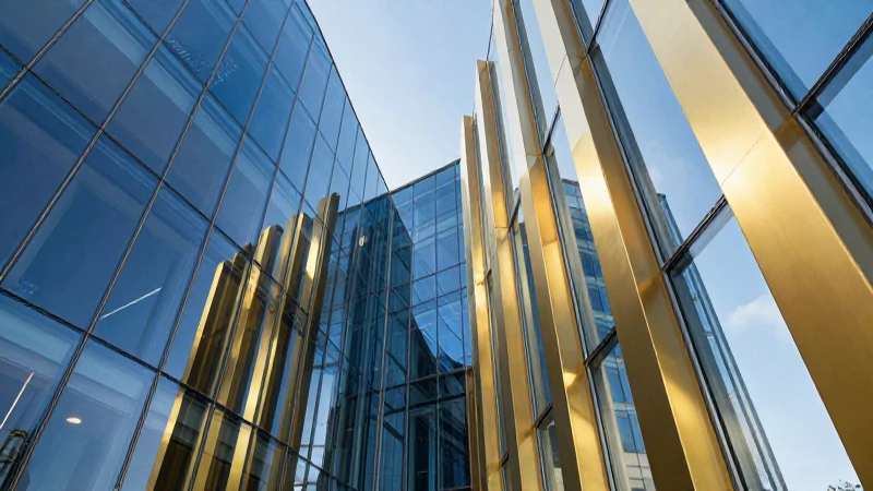Condominios: Qué es, definición y concepto en el derecho 3 Estructura arquitectónica moderna, elegante y dorada