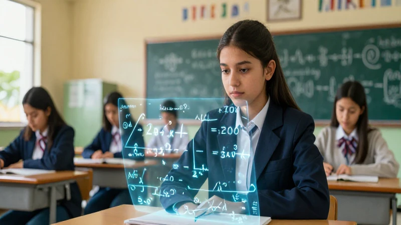 Estudiantes aprenden matemáticas con ecuaciones holográficas