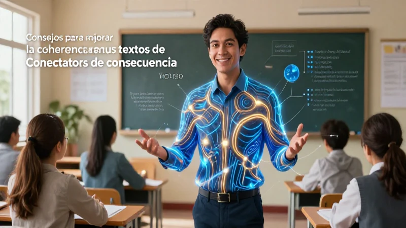Profesor ilustra coherencia textual usando conectores