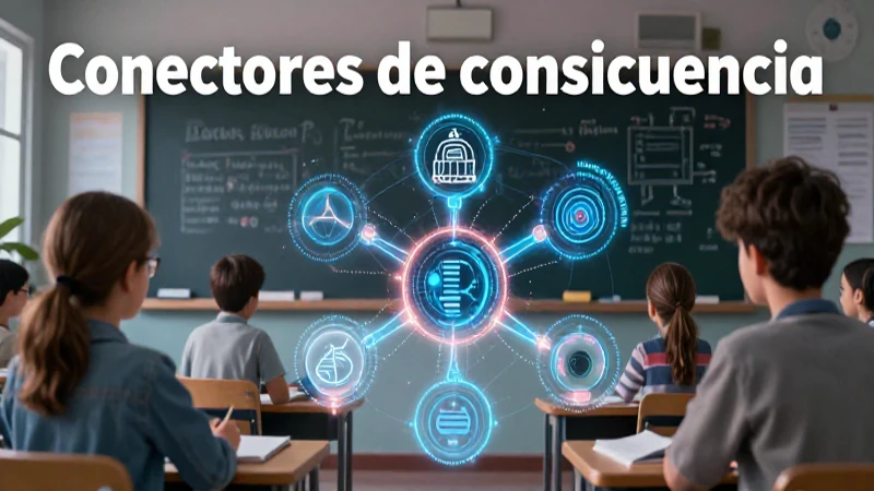 Usa conectores para mostrar las consecuencias