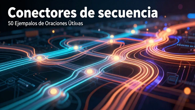 Conectores de secuencia: cincuenta ejemplos útiles