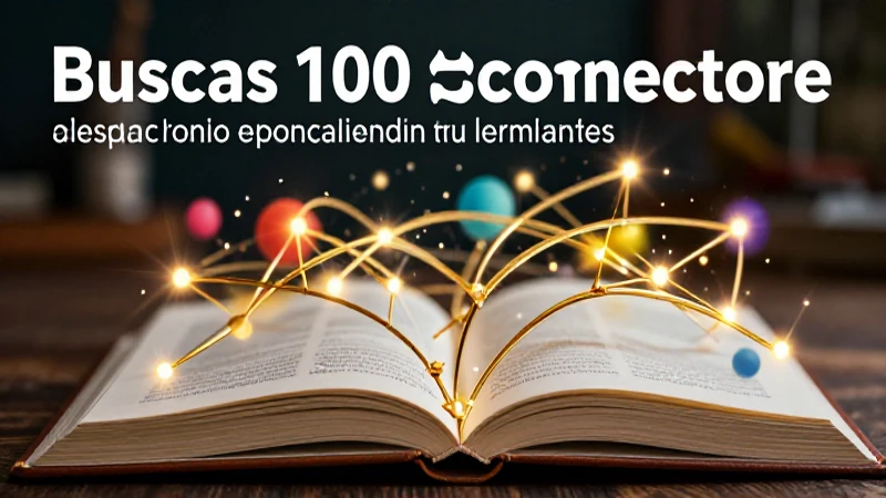 Mejora tu escritura con cien conectores
