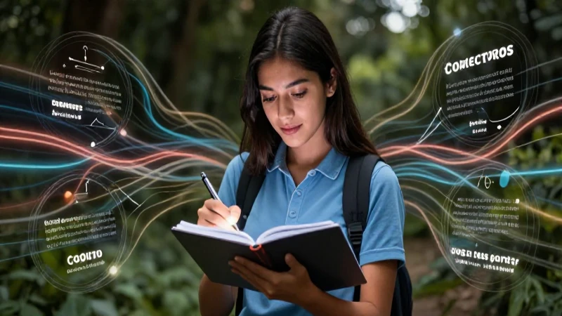 Mejorando escritura con conectores gramaticales