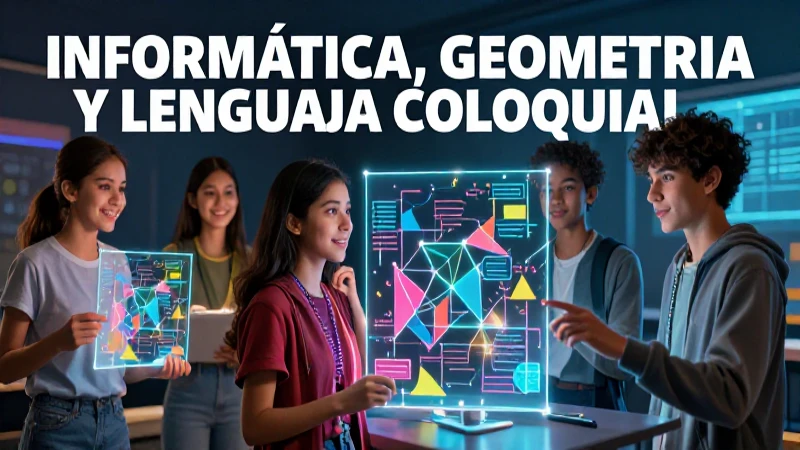 Recursos unen Informática, Geometría y Lenguaje