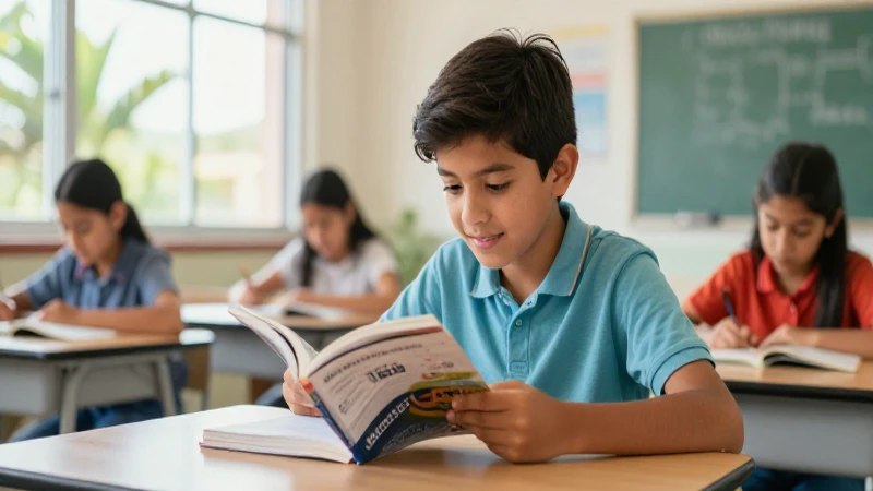 Confort: Definición y Concepto Esencial para Todos 8 Estudiante mexicano lee en aula moderna y luminosa