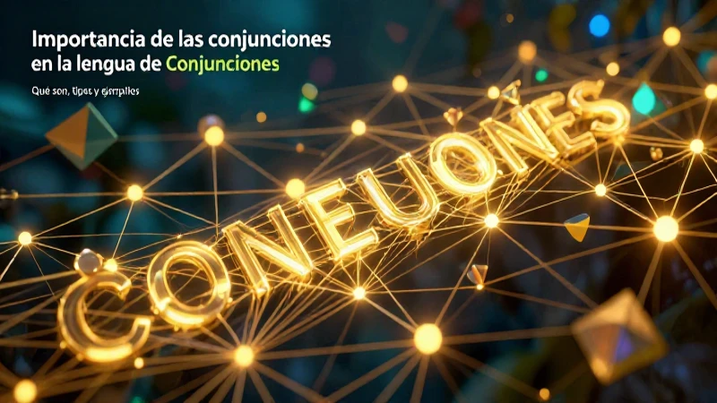 Conjunciones: Qué son, tipos y ejemplos importantes 3 Las conjunciones: su función y tipos