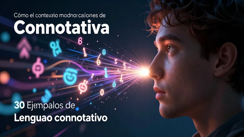 Contexto y connotaciones: ilustración conceptual