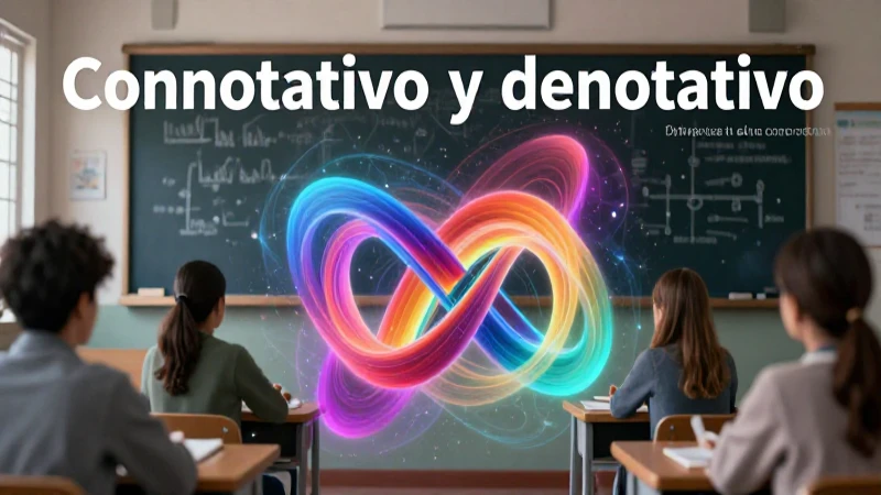 Connotación y denotación: su intersección conceptual