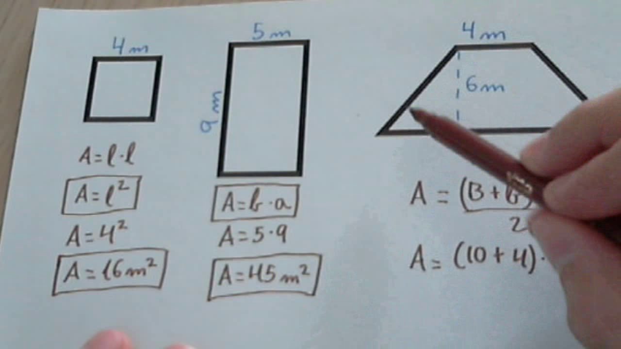 conoce como calcular el area de un cuadrilatero de forma sencilla