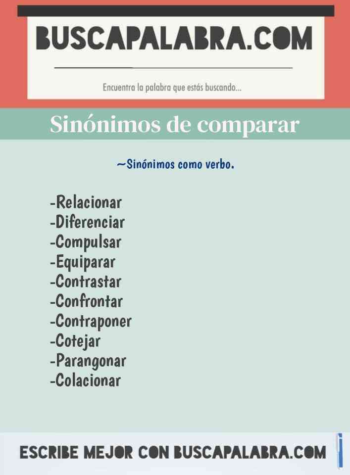 conoce como comparar sinonimos de manera efectiva y rapida