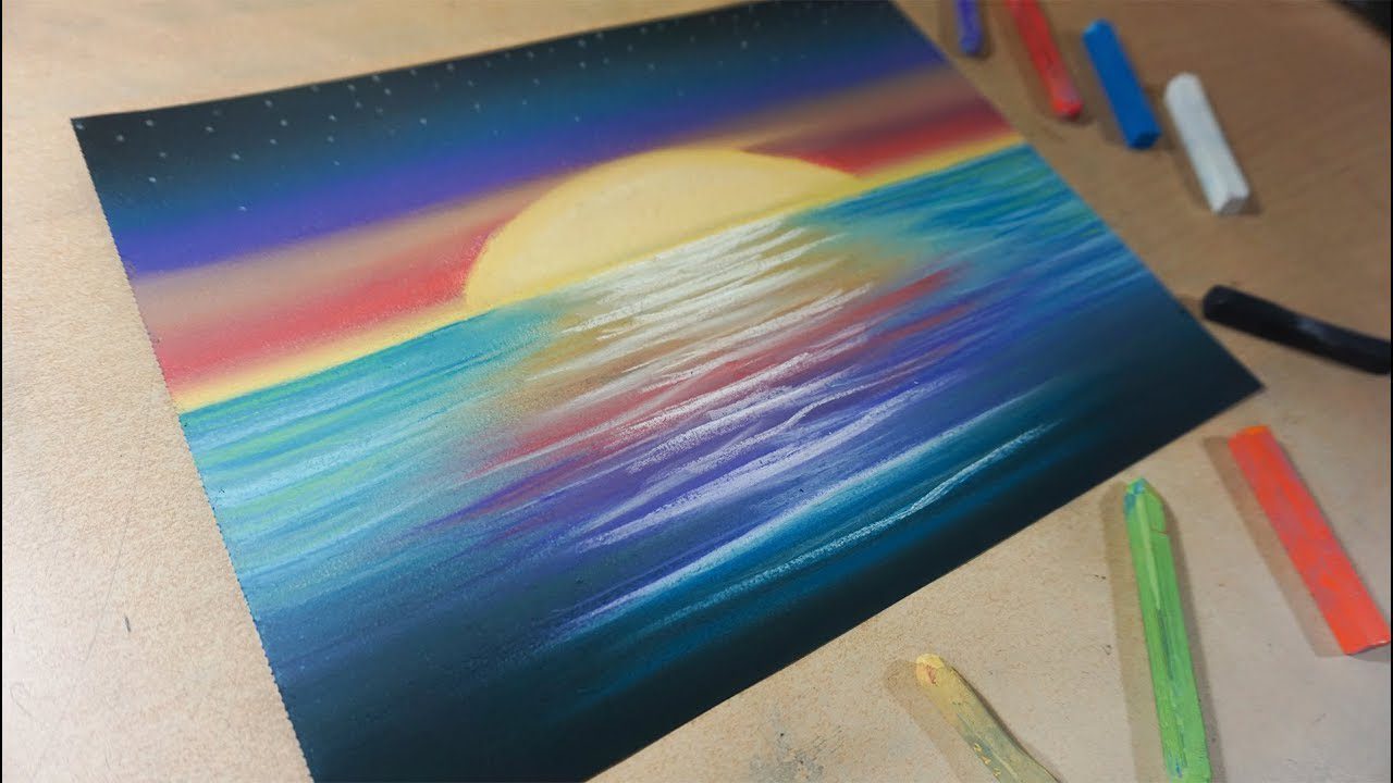 conoce como crear un impresionante dibujo con colores calidos