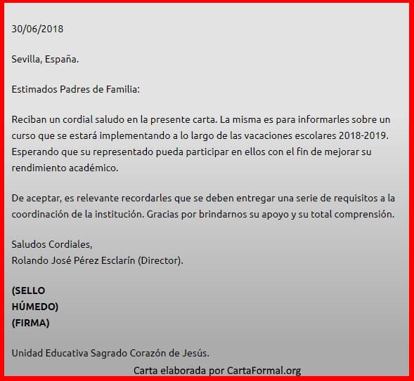 conoce como redactar el saludo perfecto para una carta formal