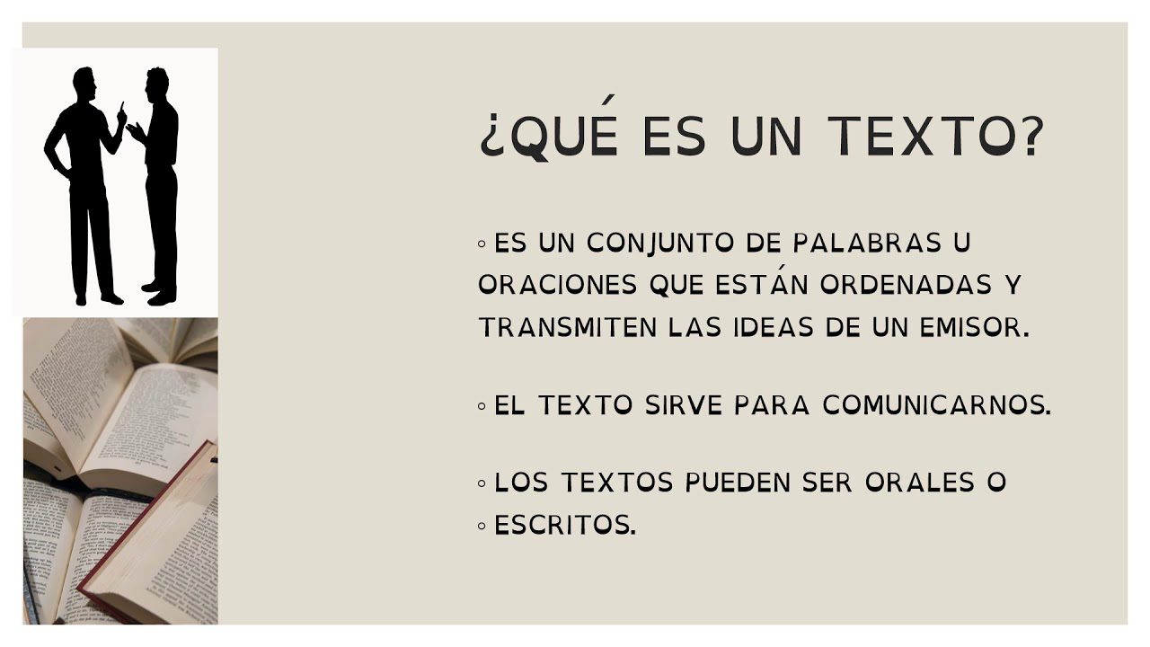 conoce de forma clara que es un texto y su importancia