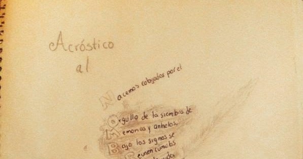 conoce el encanto de los acrosticos juegos de letras e inspiracion