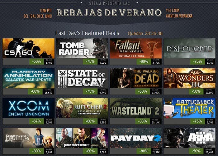 conoce el precio actual del steam y obten las conoce ofertas