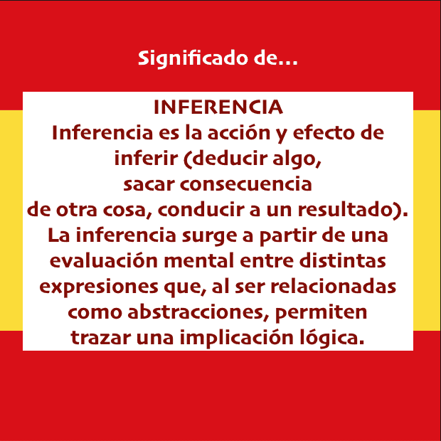 conoce el significado de infiere y aplicalo en tu vida