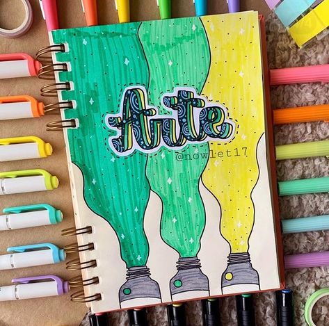 conoce inspiradoras portadas de artes visuales de secundaria