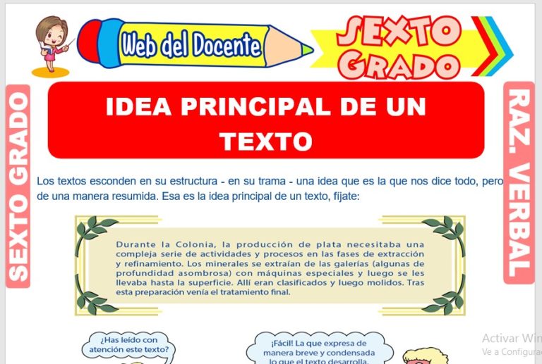 Conoce la idea principal destacada del texto - Una guía esencial 2 conoce la idea principal destacada del texto una guia esencial