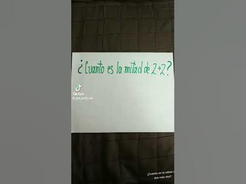Conoce la respuesta sorprendente al misterio de la mitad de 2+2 de forma fácil 2 conoce la respuesta sorprendente al misterio de la mitad de 22 de forma facil