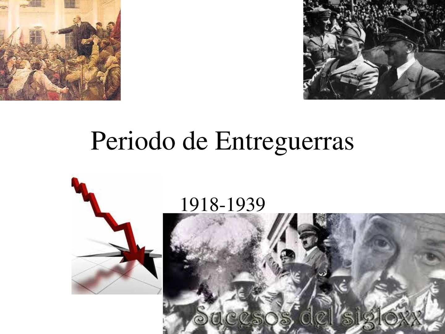 conoce los desafios y cambios globales en el periodo entre guerras