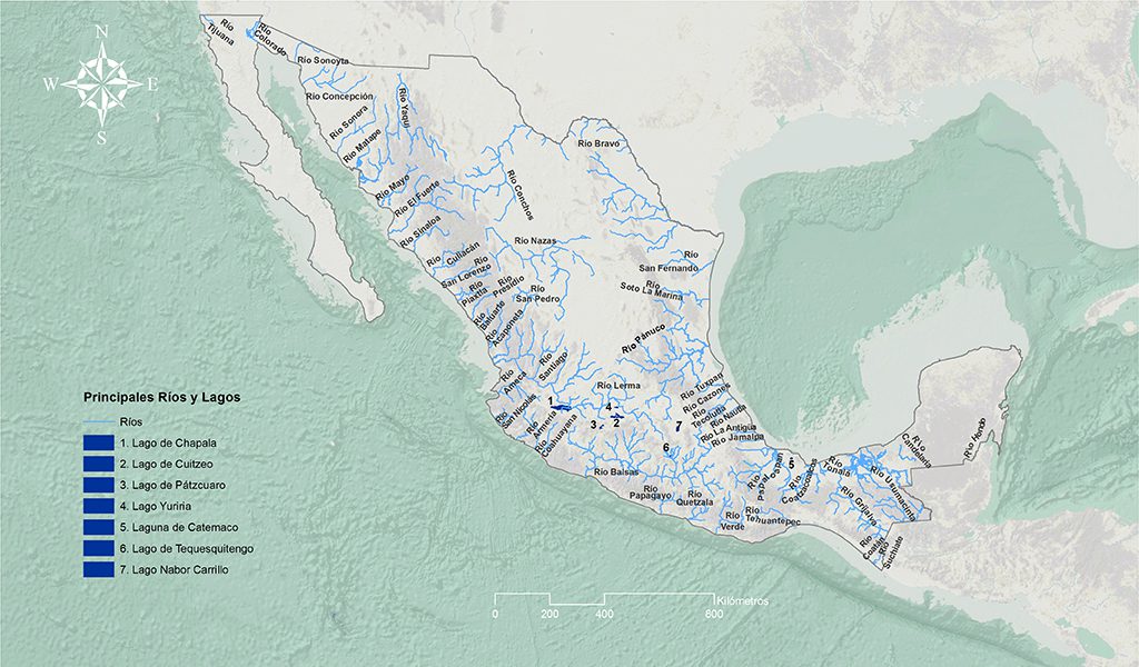 conoce los destinos finales de los rios mas importantes