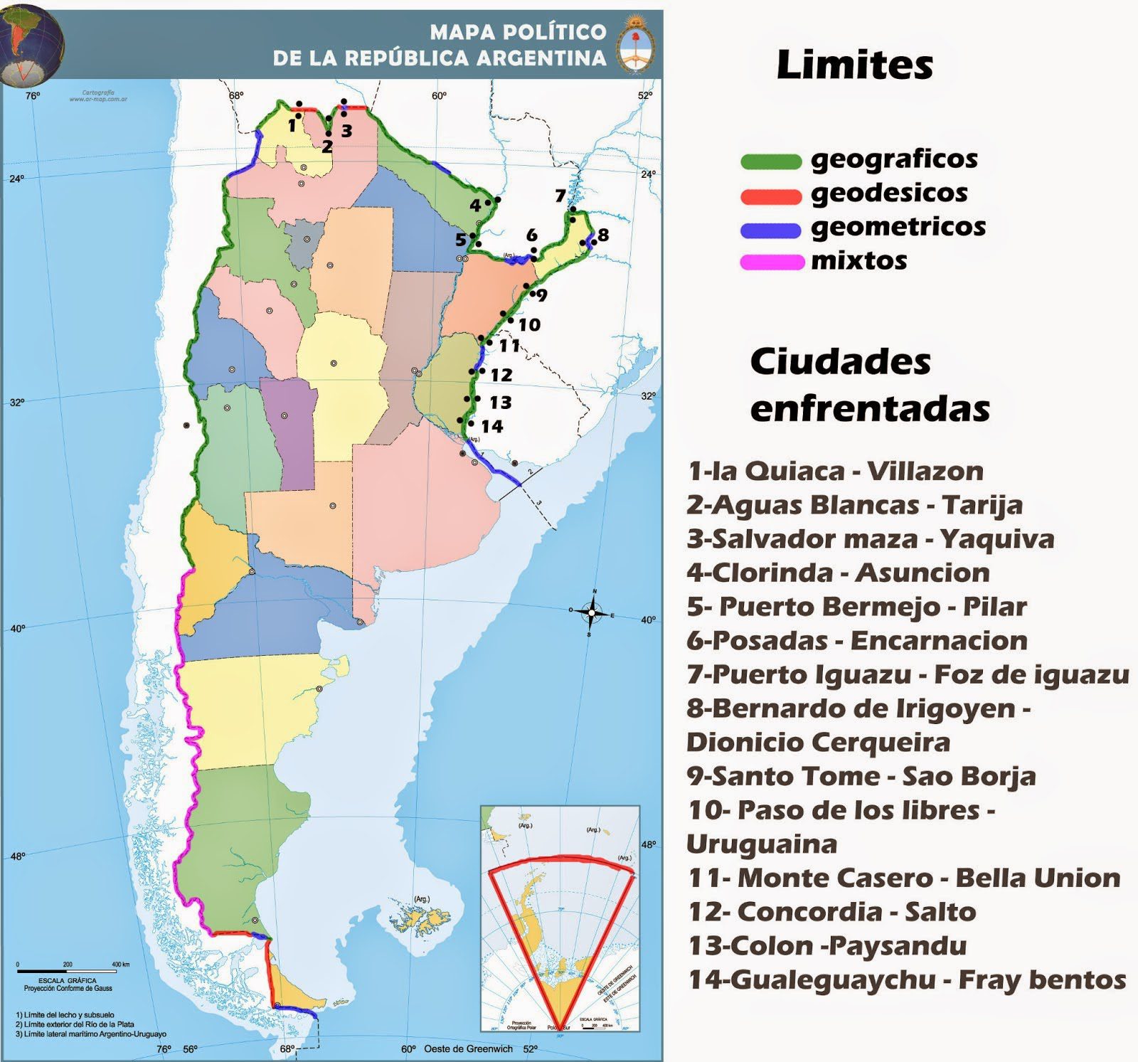 conoce los limites geograficos de argentina un vistazo a su territorio