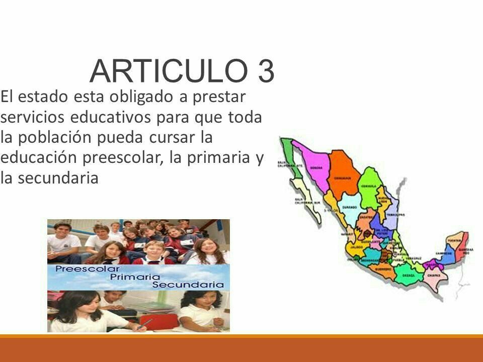 conoce los nuevos cambios en el articulo 3 de la escuela