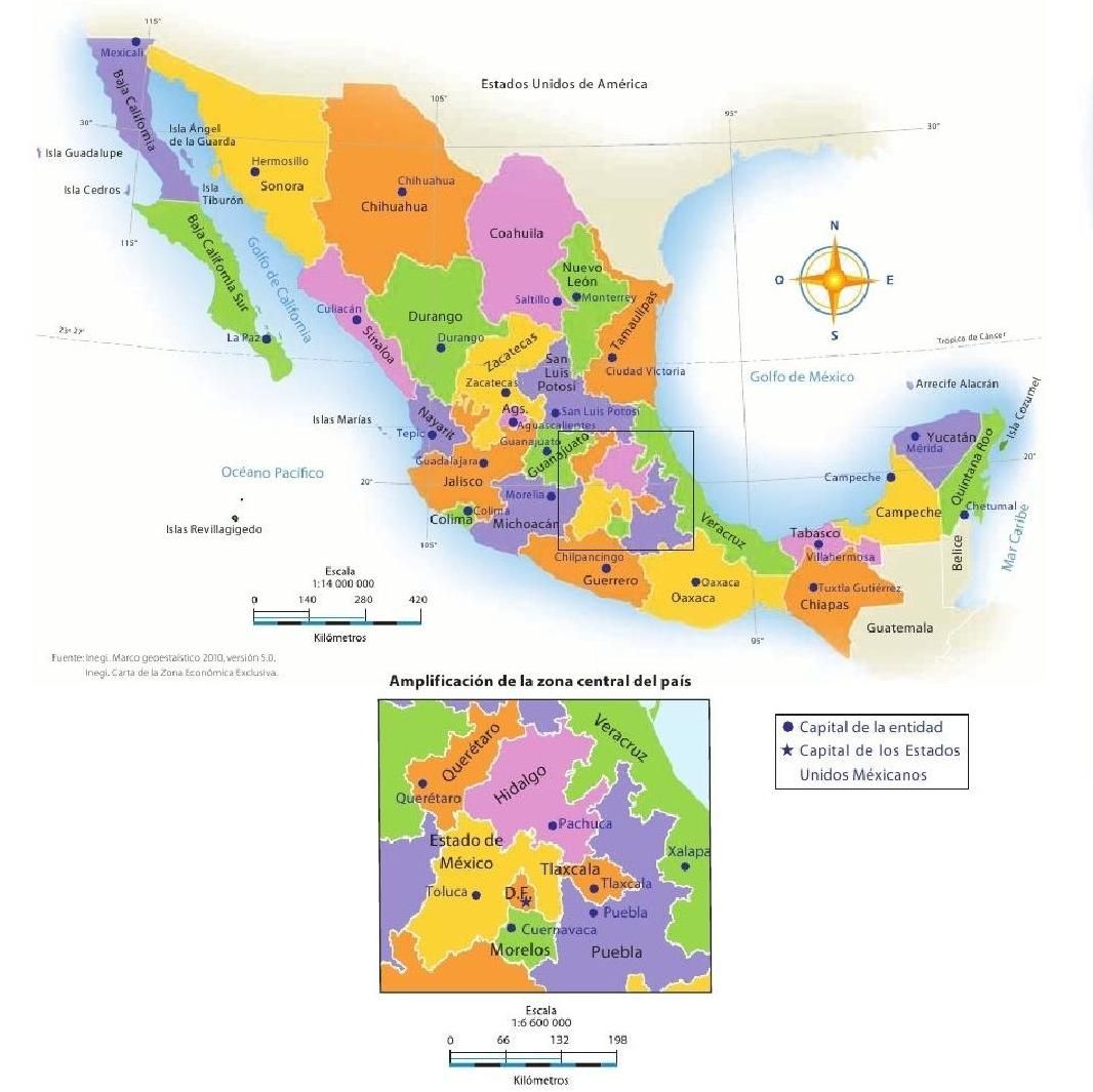 Conoce México: Explora su mapa atlas y puntos de interés 2 conoce mexico explora su mapa atlas y puntos de interes