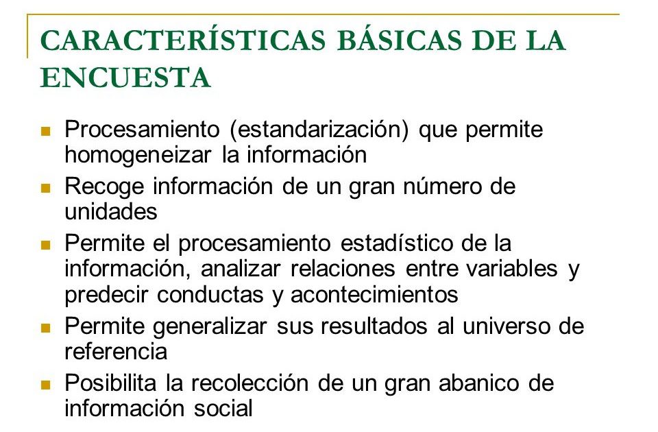 Conoce qué es una encuesta y sus características clave 2 conoce que es una encuesta y sus caracteristicas clave