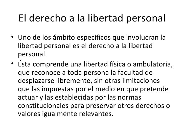 conoce tus derechos el derecho a la libertad y su importancia