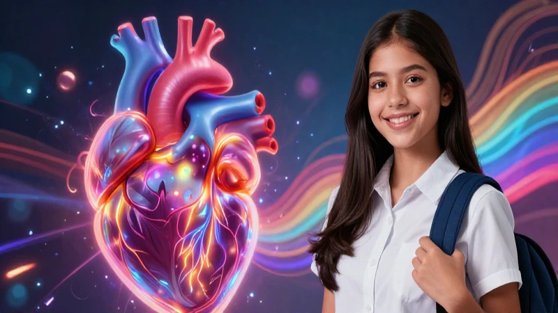 Estudiante mexicano ilustra sistemas corporales vibrantes