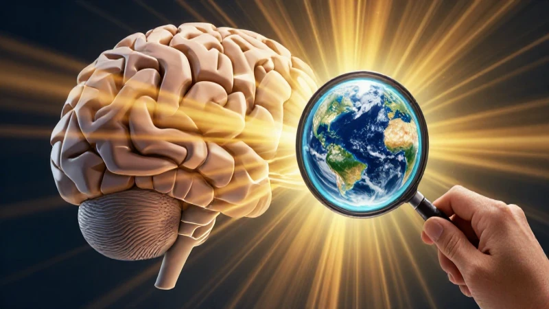 Conocimiento: qué es, fuentes y tipos de conocimientos 6 Estructura cerebral y tierra observada con luz dorada