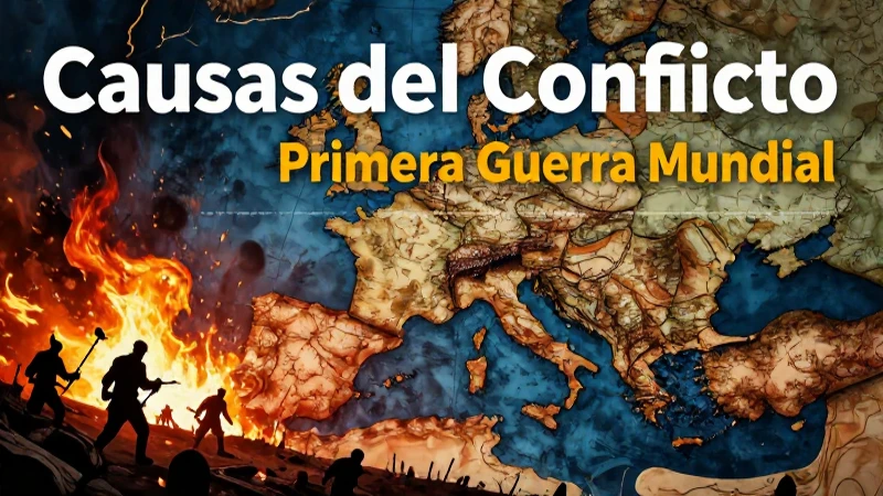 Causas de la Primera Guerra Mundial ilustradas visualmente