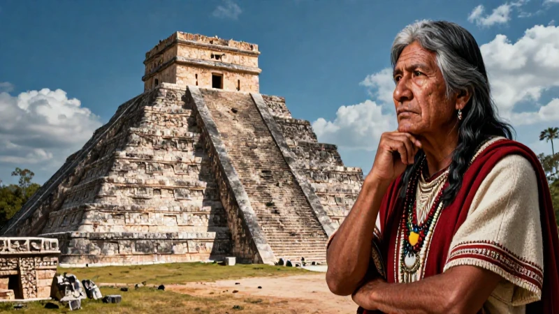 Erudito indígena, contraste histórico visual impactante