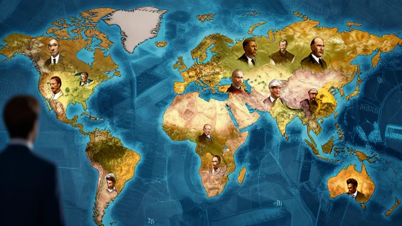 Mapa histórico detallado de conflictos mundiales