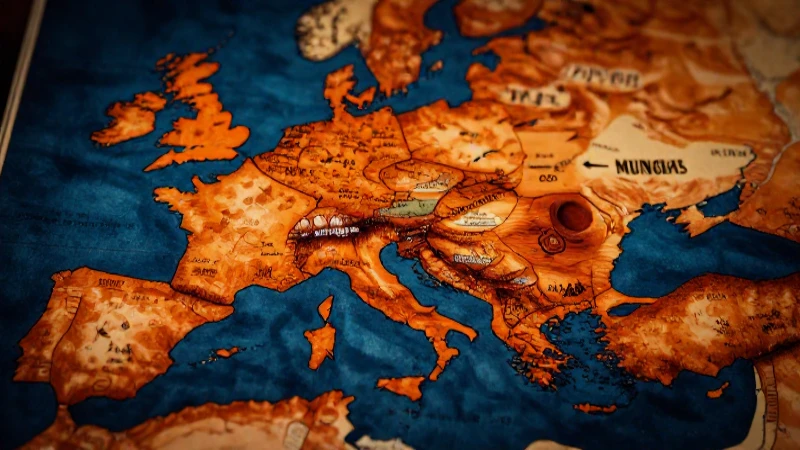 El mapa muestra las causas de la Segunda Guerra Mundial