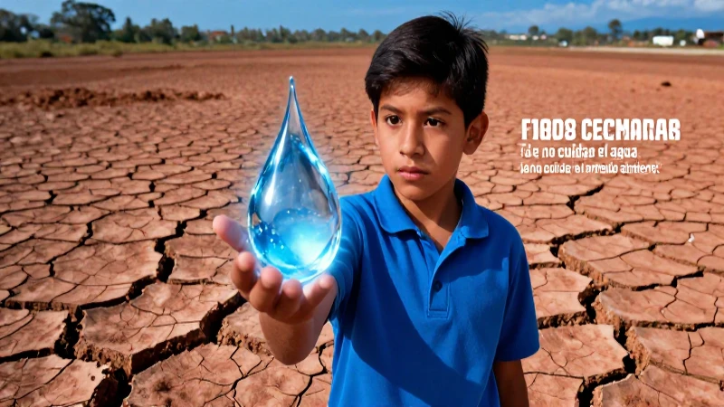 Joven mexicano muestra el agua crucial para el planeta