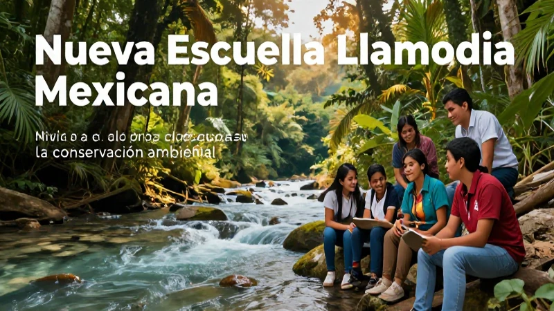 Estudiantes mexicanos colaboran en conservación ambiental