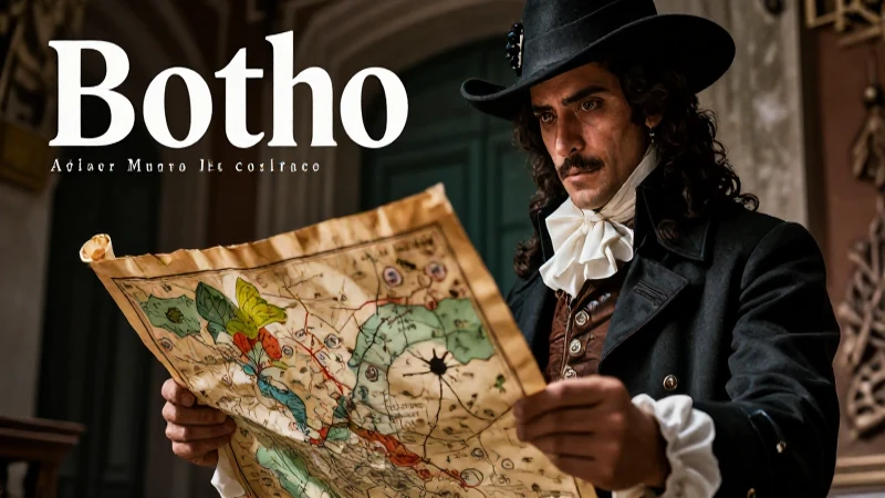Conspirador histórico revela mapa antiguo con drama