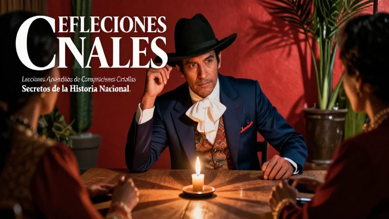 Líder Criollo en secreto, iluminado por la historia