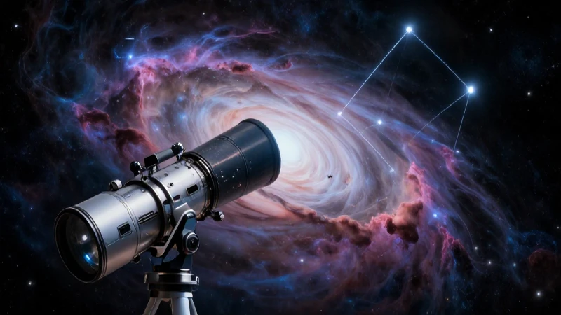 Constelación: Concepto y las más importantes descubrimientos 9 Visión detallada de cosmos a través de telescopio futurista