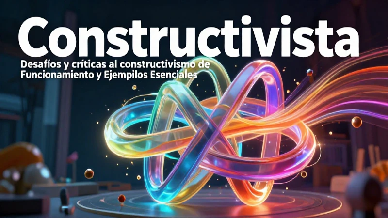 Portada dinámica sobre el constructivismo crítico