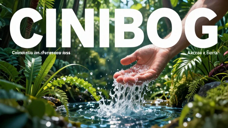 Agua fluida nutre un ecosistema vibrante