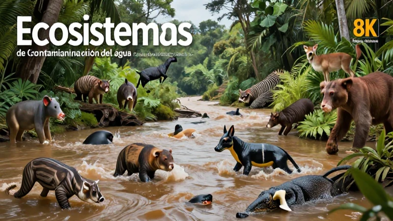 Contaminación hídrica afecta la vida en ecosistemas vibrantes